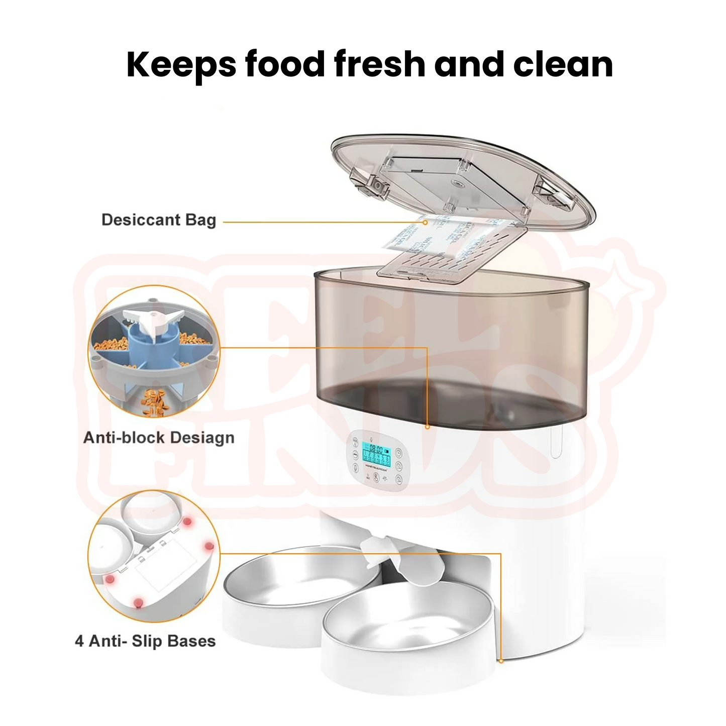 Fur Friends | Dual Pet Automatic Feeder